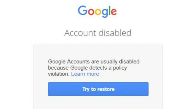 Google Account Disabled: Why It Happened and How to Recover It