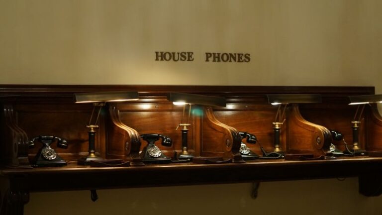How the house phone just fizzled away without anyone even noticing