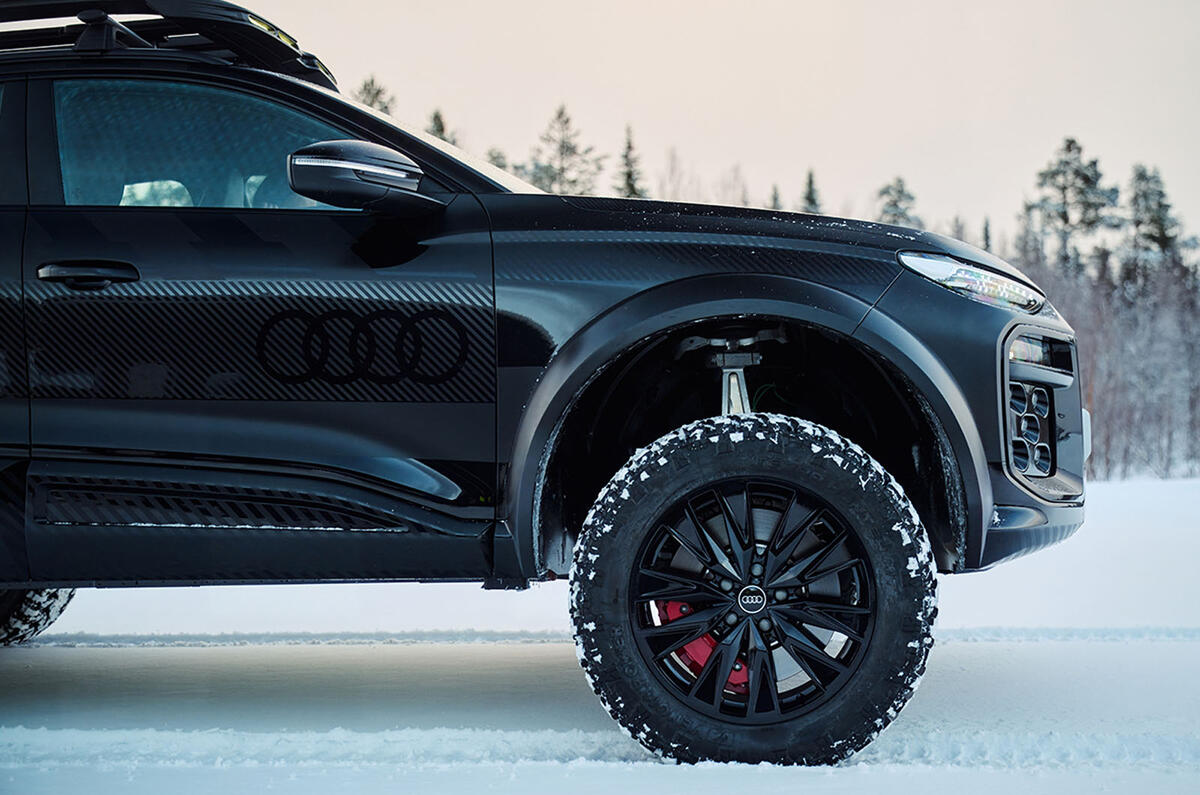 audi q6 e tron off road concept side profile