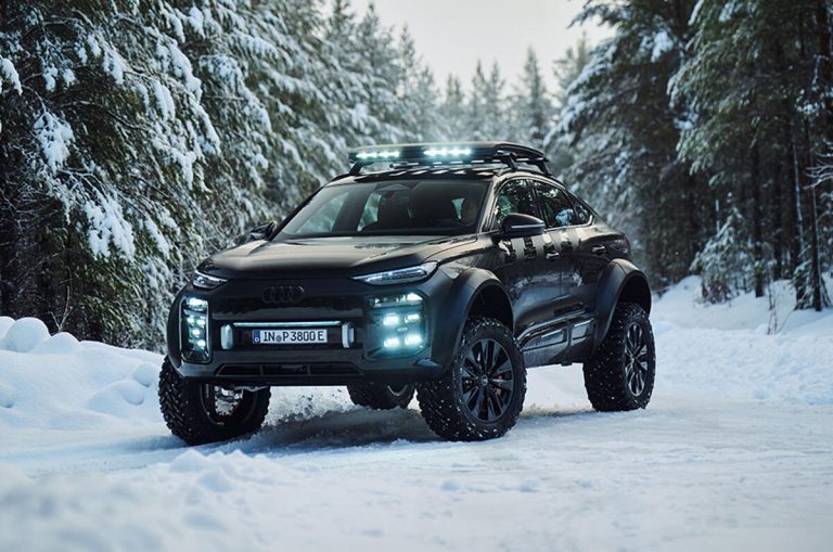 Audi Takes Quattro Off-Road with Portal Axles in the New Q6 E-tron Concept