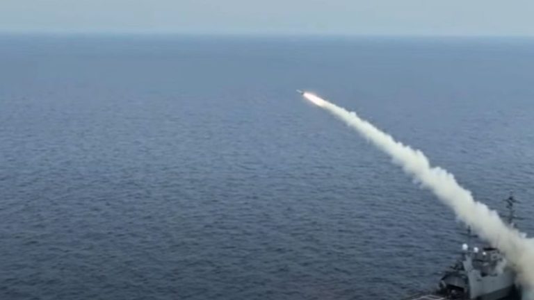 Watch the Israeli Navy Test the Gabriel 5 Sea-to-Sea Missile in Action