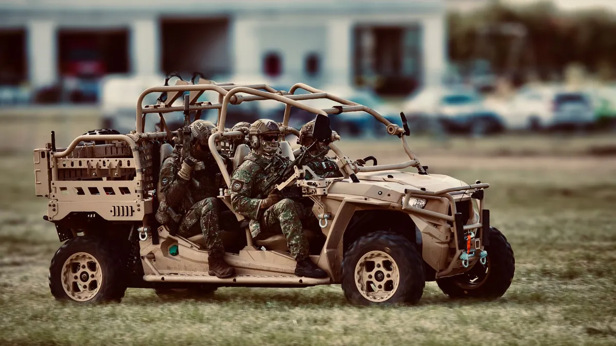 Howe & Howe Badger Armed Tactical UGV