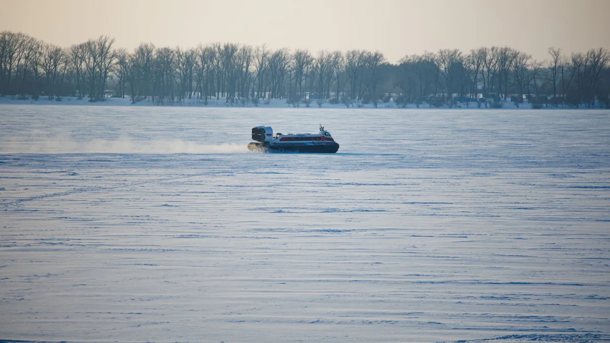 Modular Tactical Hovercraft with Interchangeable Payload Configurations for Tundra Missions